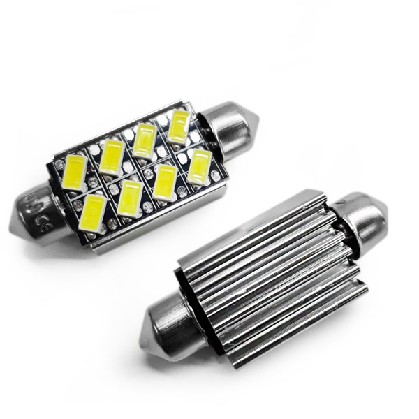 Σωληνωτός 42mm Can Bus 5630SMD με 8 SMD Ψυχρό Λευκό 06345