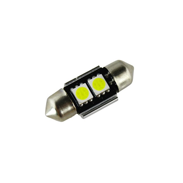 Σωληνωτός 31mm Can Bus με 2 SMD Μπλε 05614
