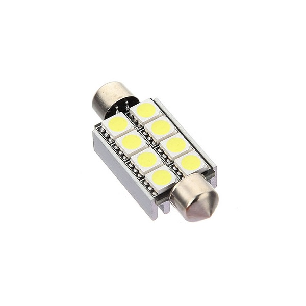 Σωληνωτός 42mm Can Bus με 8 SMD Ψυχρό Λευκό 04436