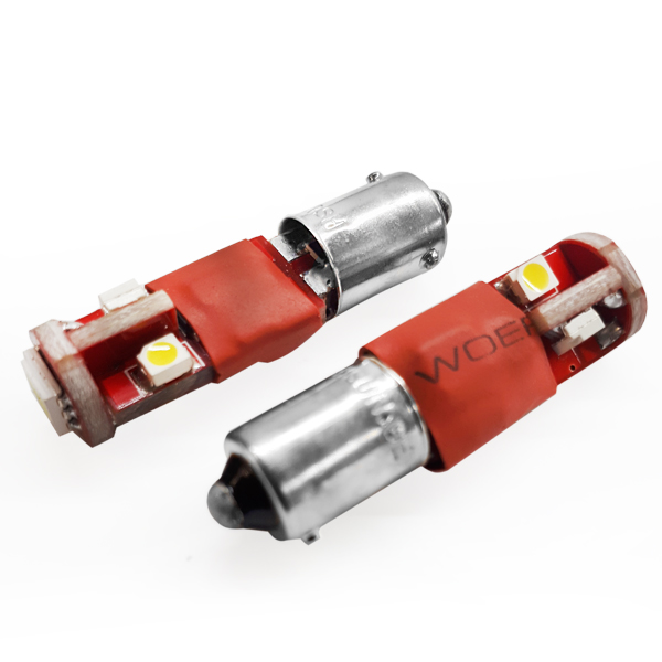 BAx9S Can Bus με 1 SMD 5050 + 4 SMD 1210 LED Ψυχρό Λευκό 06367