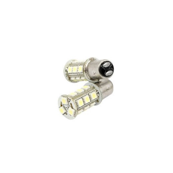 Λαμπτήρας με βάση 1157 (BAY15D) 18 smd 5050 Ψυχρό Λευκό 04036