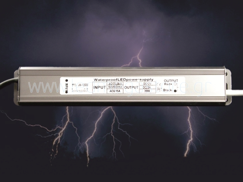Τροφοδοτικό Αδιάβροχο 12 Volt 30 Watt 03720