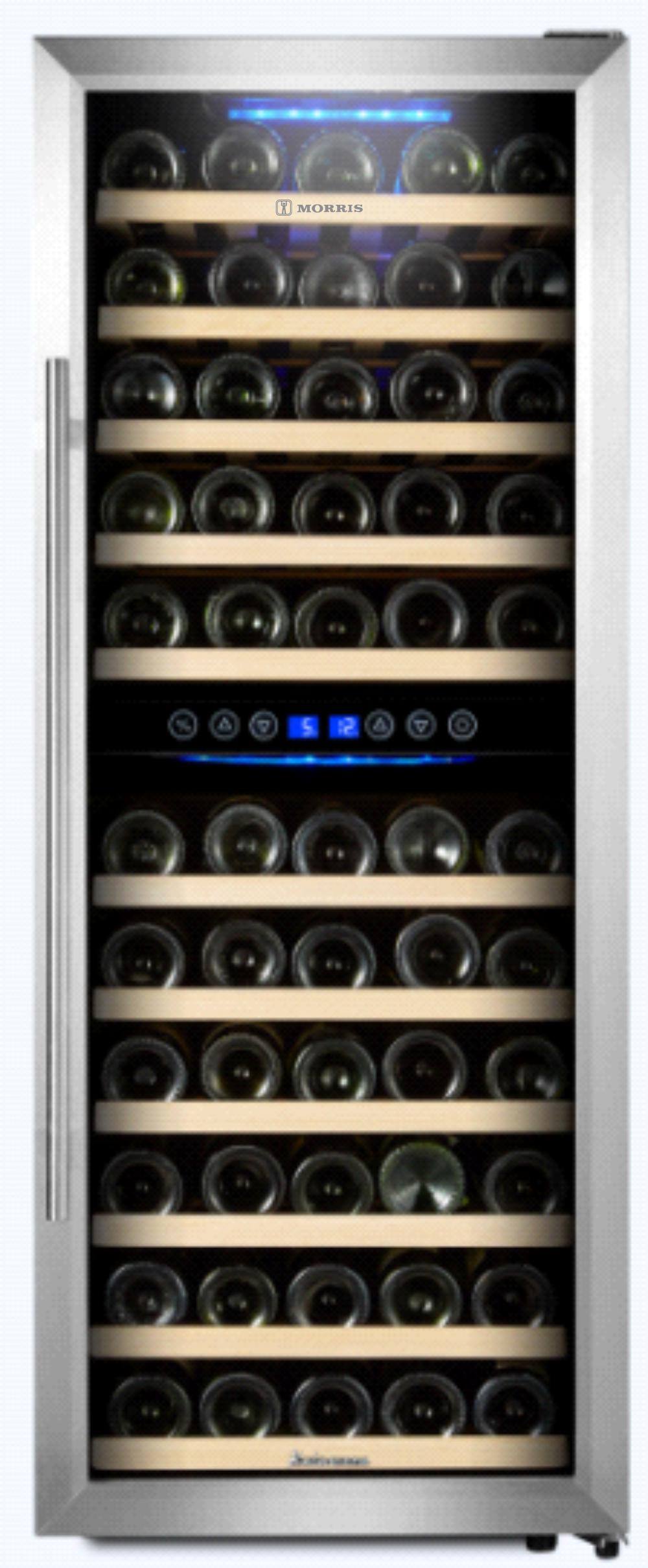 MORRIS MFC73204 ΨΥΚΤΗΣ ΚΡΑΣΙΩΝ ME INOX ΠΟΡΤΑ 73204