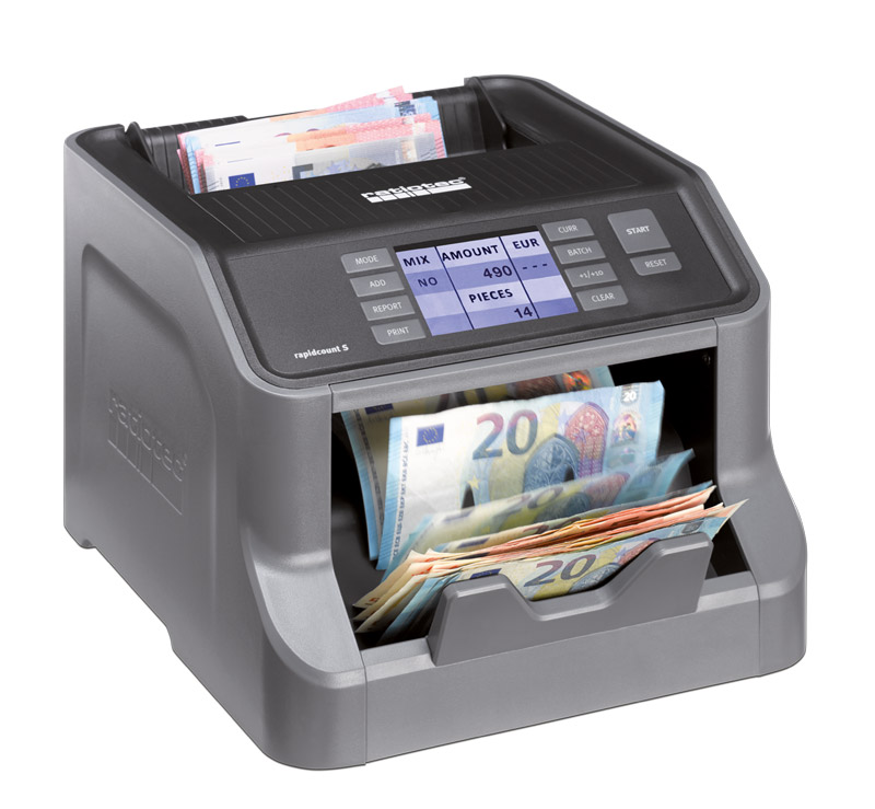 RATIOTEC Ανιχνευτής καταμετρητής χαρτονομισμάτων Rapidcount S275 S275