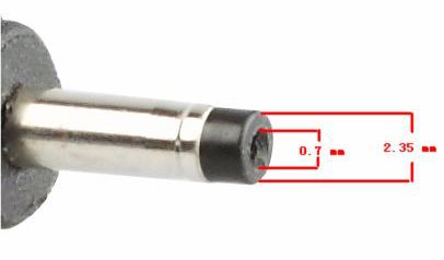 POWERTECH βύσμα για φορτιστή LAPTOP - M21 - ASUS M21