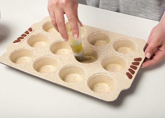 Κεραμικό αντικολλητικό ορθογώνιο ταψί για muffins 10-103-046