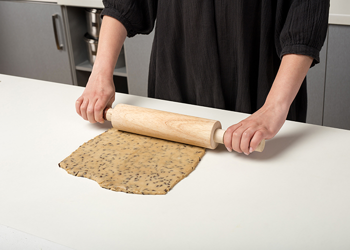 Ξύλινος πλάστης με χερούλια σιλικόνης bamboo 10-107-029