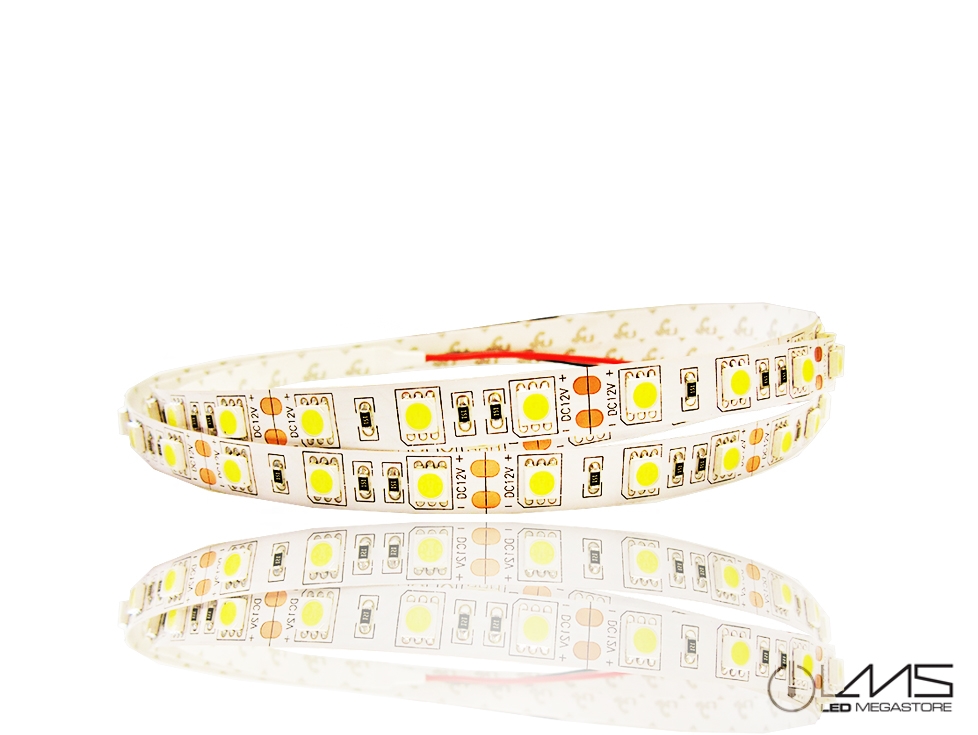 Ταινία LED LMS HQ 14.4 watt 60 smd 5050 Led Ψυχρό Λευκό Samsung Chip 05681