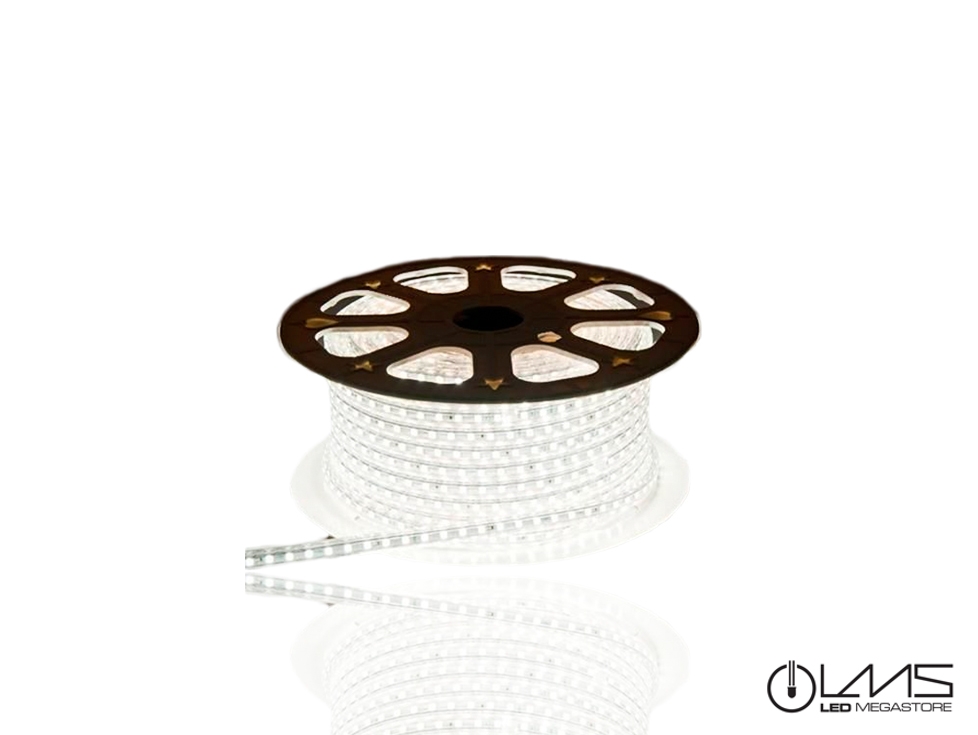 Αδιάβροχη Ταινία LED LMS 230 Volt 60 SMD 5050 Ψυχρό Λευκό Dimmable 04472