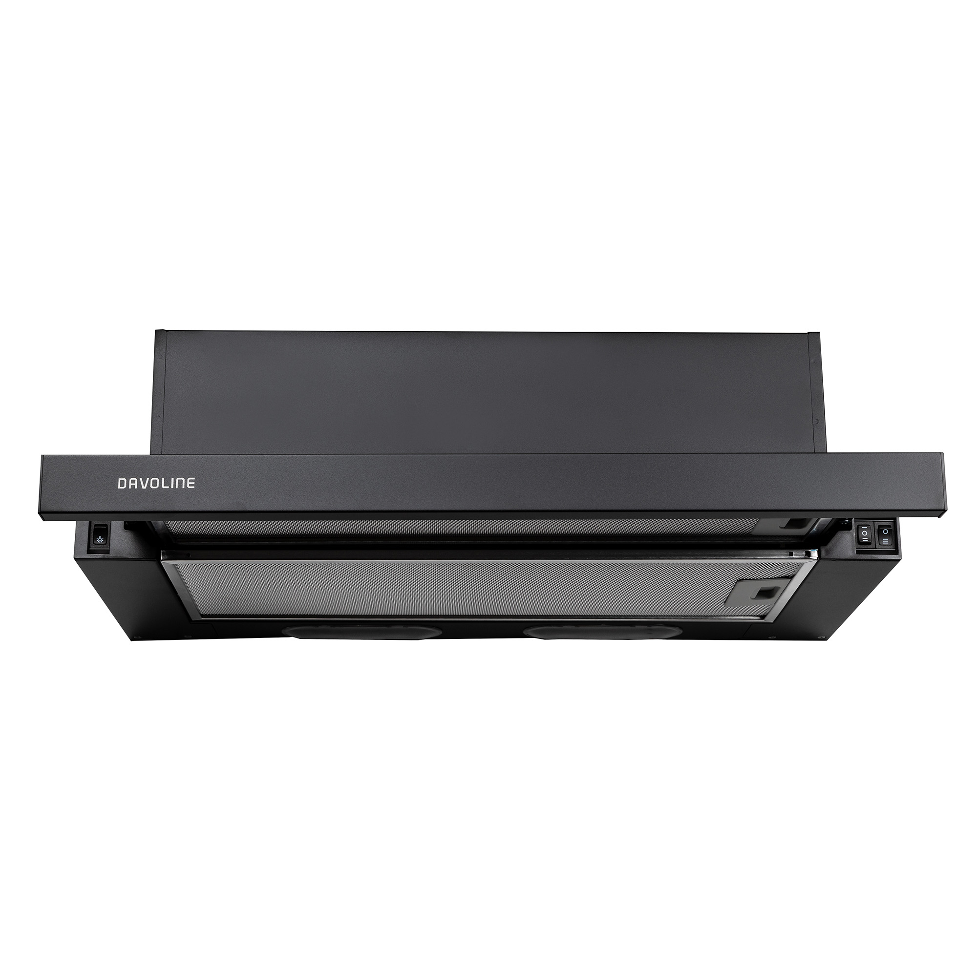 Davoline Delta 060 BLACK Απορροφητήρας συρόμενος 19430