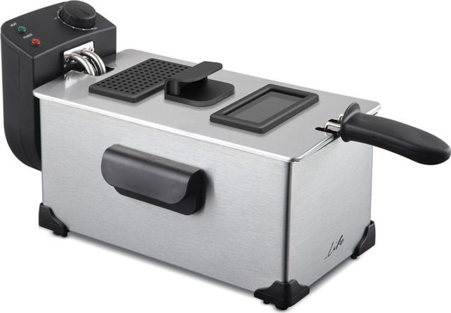 LIFE - ΣΗΜΑΝΤΙΚΟ: Σε περίπτωση διαφοράς τιμής από το κατάστημα ισχύει παντα και μόνο η τιμή του καταστήματος Life FRITEZA DFR-100 Φριτέζα 81369