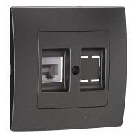 Πρίζα RG45 RJ11 Γραφίτης 32050035