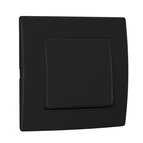 Διακόπτης Αλλέ-ρετούρ Ακραίος Μαύρος 32054005