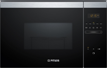 Pitsos PG30W75X0 Inox Εντοιχιζόμενος Φούρνος Μικροκυμάτ