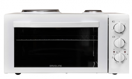 - ΣΗΜΑΝΤΙΚΟ: Σε περίπτωση διαφοράς τιμής από το κατάστημα ισχύει παντα και μόνο η τιμή του καταστήματος Davoline Star 3506 Λευκό Φουρνάκι με Εστίες 3506