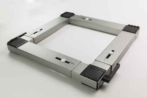 Βάση Πλυντηρίου Tροχήλατη χρώμα INOX VAS10