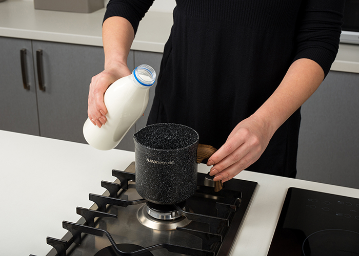 Γαλατιέρα ''Nature'' με αντικολλητικη επιστρωση stone 11cm 10-144-123