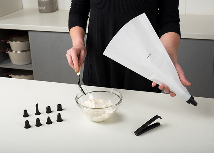 Κορνέ σακούλα ζαχαροπλαστικής σετ "Misty" 36cm KORN2