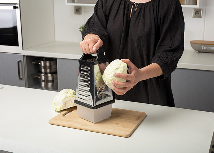 Ανοξείδωτος τρίφτης Misty με αποθηκευτικό δοχείο 31cm TRIFT3