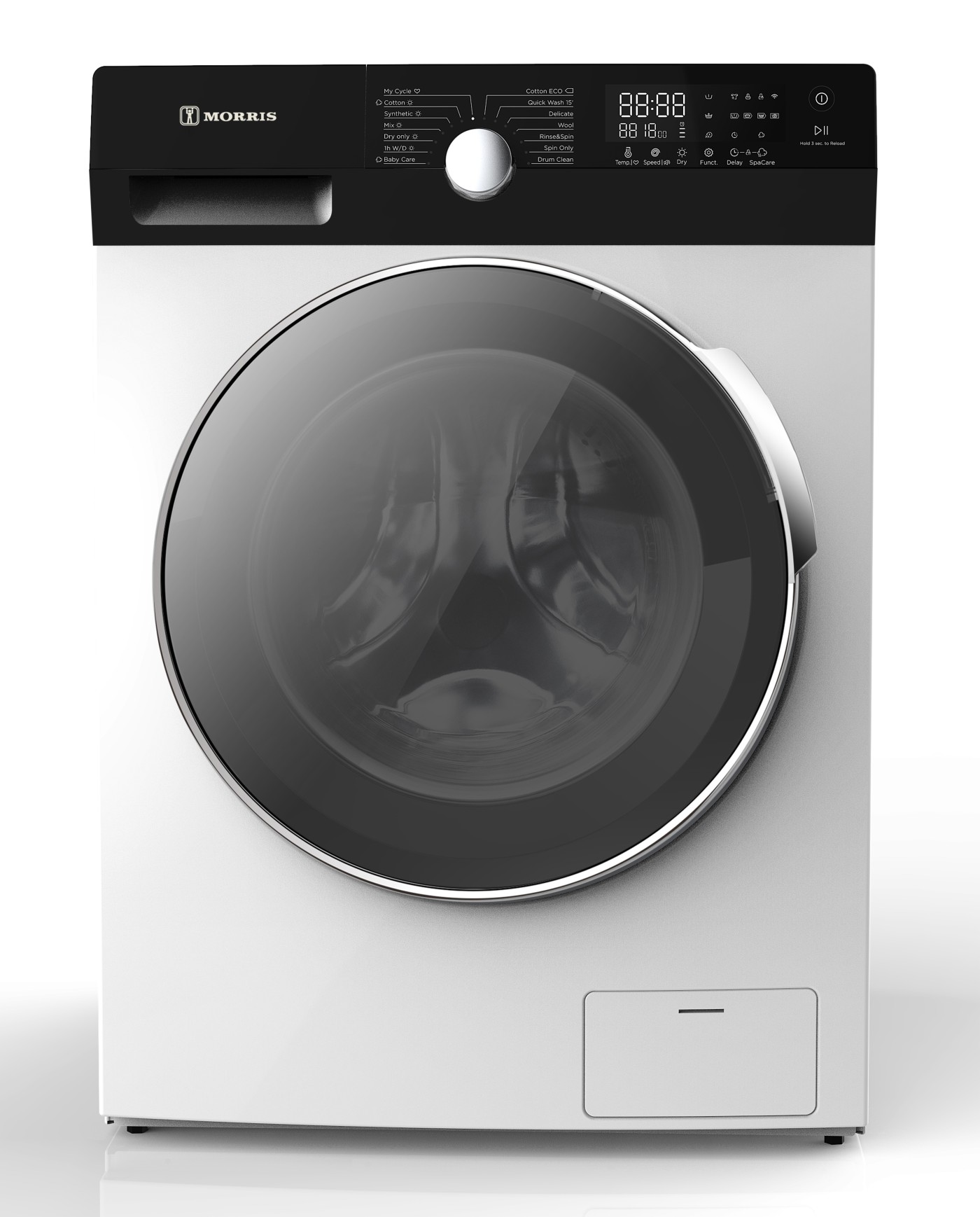 MORRIS CIW10715 ΠΛΥΝΤΗΡΙΟ ΣΤΕΓΝΩΤΗΡΙΟ ΡΟΥΧΩΝ 10KG CIW10