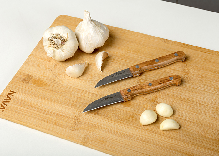 Aνοξείδωτο ατσάλινο μαχαίρι ξεφλουδίσματος Terrestrial σετ 2τεμ. 17cm MAXAIRI13