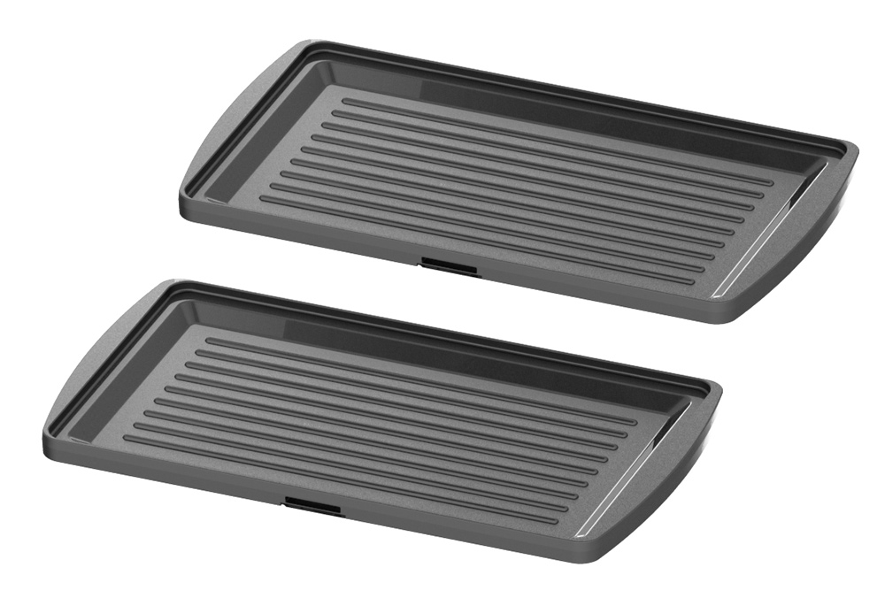 BRUNO αντικολλητικές πλάκες ψησίματος BRN0037 για την τ