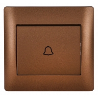 Μπουτόν Κουδουνιού Metallic Coffe MetallicCoffe10