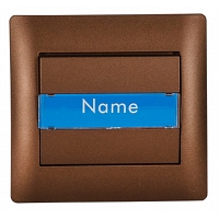 Μπουτόν Κουδουνιού με Ετικέτα Metallic Coffe MetallicCoffe11