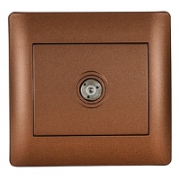 Πρίζα Τηλεόρασης Metallic Coffe MetallicCoffe22