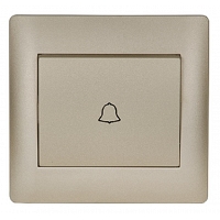 Μπουτόν Κουδουνιού Metallic Champagne MetallicChampagne10