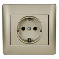 Πρίζα SHUKO 16A Metallic Champagne MetallicChampagne13