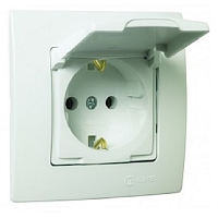 Πρίζα Σούκο Μονή Με Κάλλυμα LEUKO3