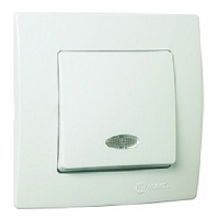 Διακόπτης Μονός Με Φωτεινή Ενδειξη Λειτουργείας LEUKO7