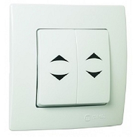 Διακόπτης Διπλός Αλλέ ρετούρ LEUKO12