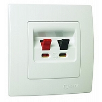 Πρίζα Ηχείων Απλή LEUKO25