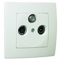 Πρίζα Τερματική TV-RD-SAT LEUKO26