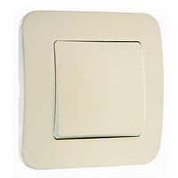 Διακόπτης Μονός Μπεζ MPEZ5