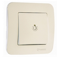 Διακόπτης Αλλέ ρετούρ Ακραίος Μπεζ MPEZ9