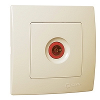 Πρίζα TV Διέλευσης Μπεζ MPEZ22