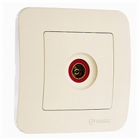 Πρίζα TV Τερματική Μπεζ MPEZ23