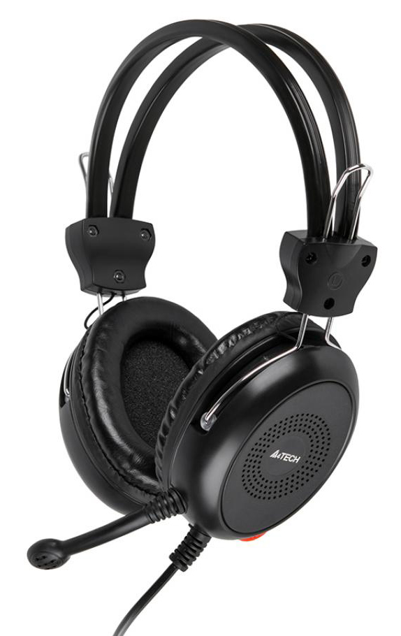 A4TECH Headset HS-30 3.5mm 40mm ακουστικά μαύρα AKOUSTI