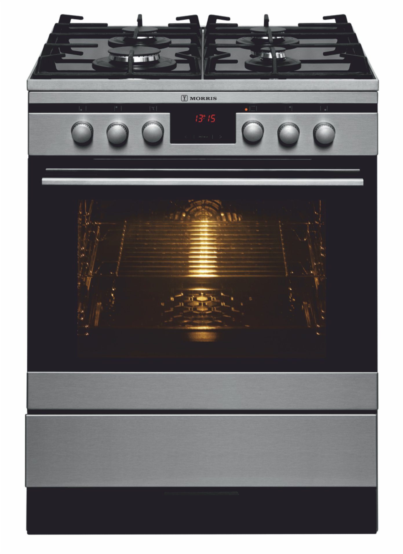 MORRIS MKG-64201 ΚΟΥΖΙΝΑ ΜΙΚΤΗ ΙΝΟΧ ΡΕΥΜΑΤΟΣ /ΓΚΑΖΙΟΥ 6