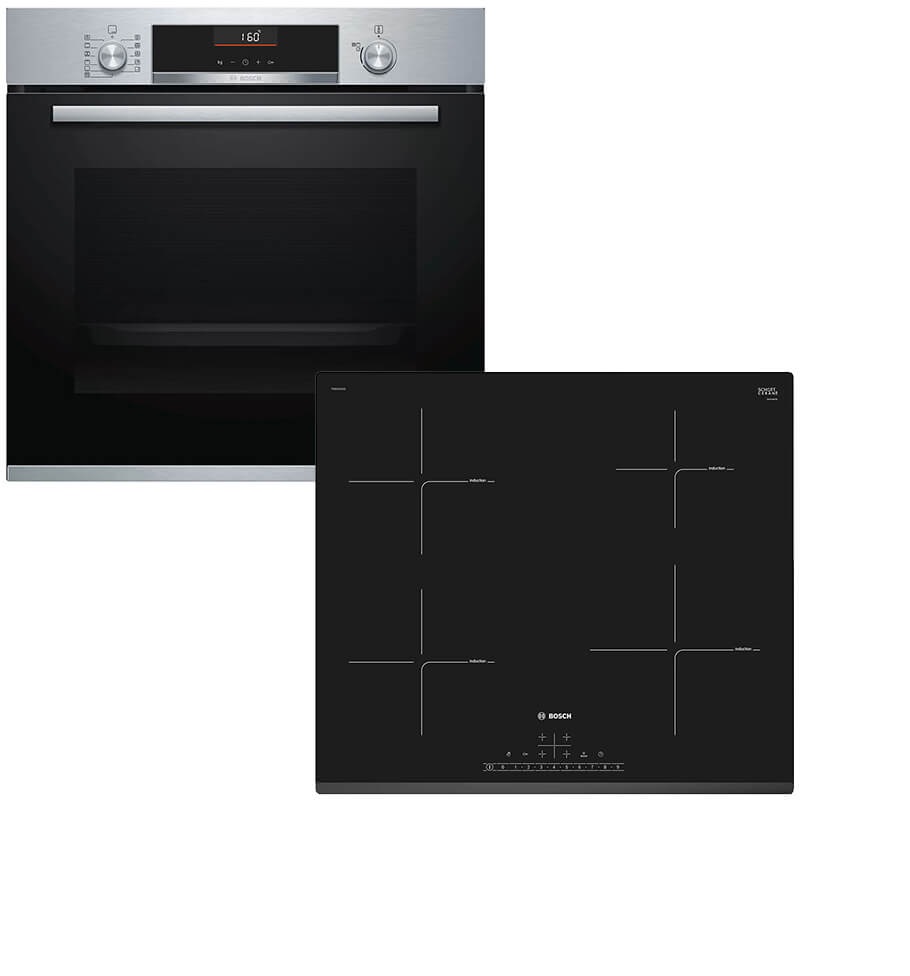 Bosch HBA5560S0 Φούρνος + PIE631FB1E Εστία PIE631FB1E