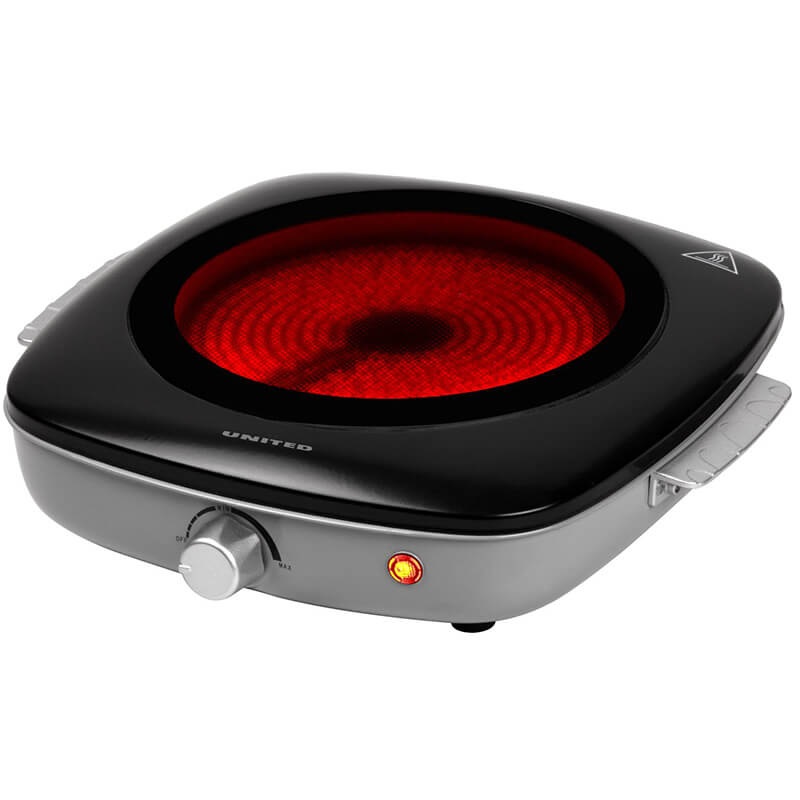 - ΣΗΜΑΝΤΙΚΟ: Σε περίπτωση διαφοράς τιμής από το κατάστημα ισχύει παντα και μόνο η τιμή του καταστήματος United CP2729 Ηλεκτρικό Κεραμικό Μάτι 1300W CP2729