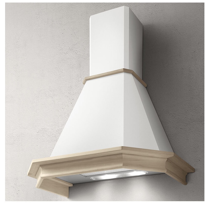 Elektrostore24 Ηλεκτρικές Συσκευές - ΣΗΜΑΝΤΙΚΟ: Σε περίπτωση διαφοράς τιμής από το κατάστημα ισχύει παντα και μόνο η τιμή του καταστήματος Απορροφητήρας Καμινάδα Επιτοίχιος Elica EMERALD WH/A/90