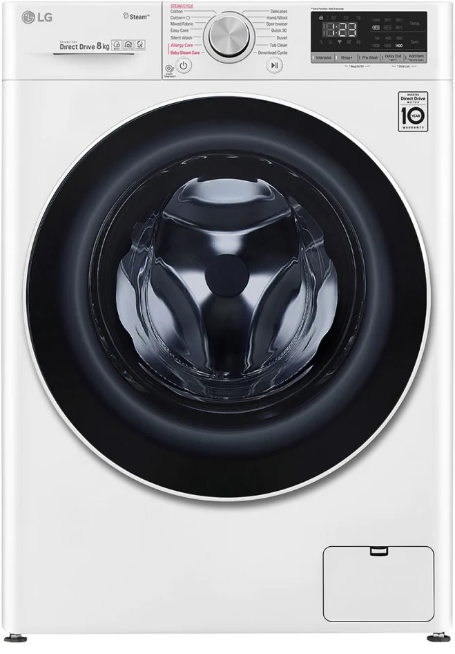 LG F4WV508S0E Πλυντήριο Ρούχων ατμού 8Kg C F4WV508S0E