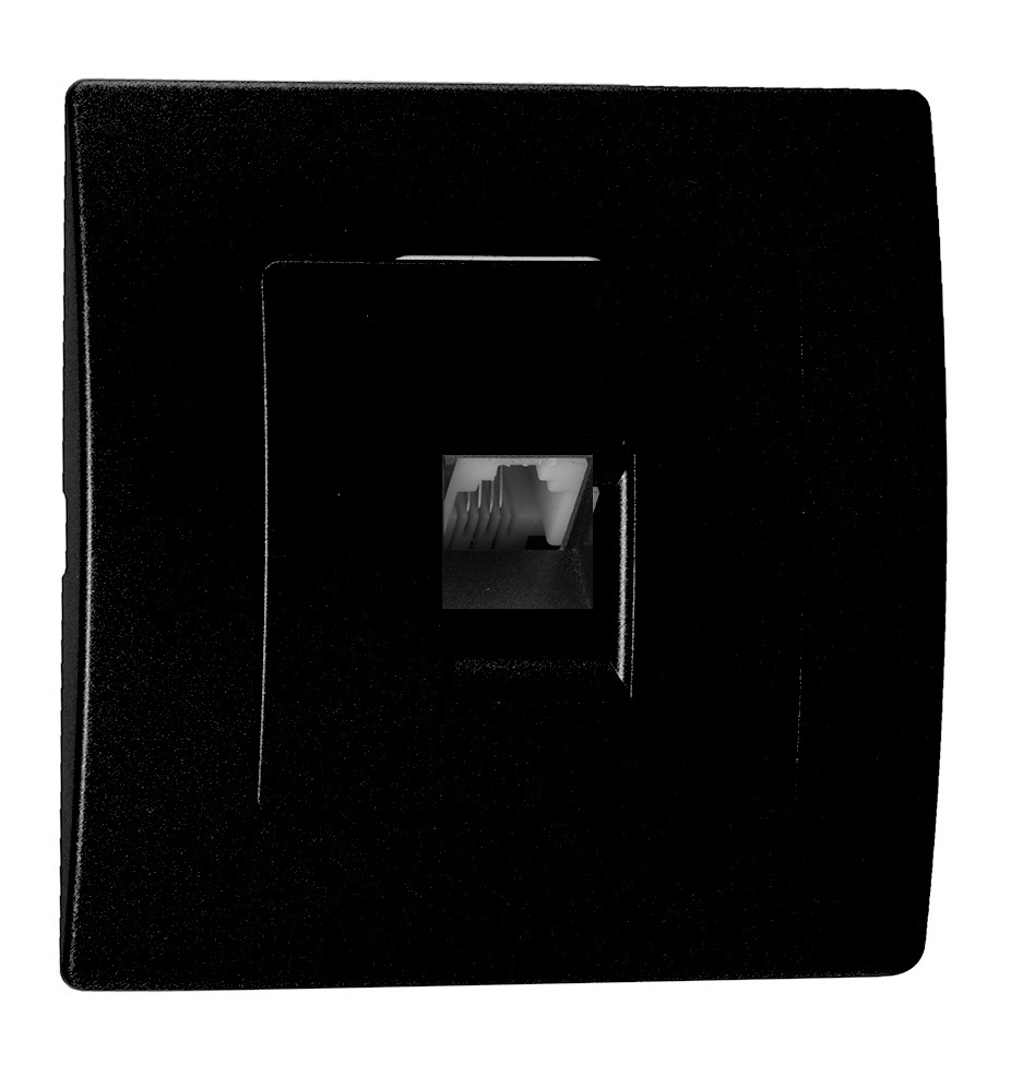 Πρίζα Τηλεφώνου RJ11 Μαύρη 32054014