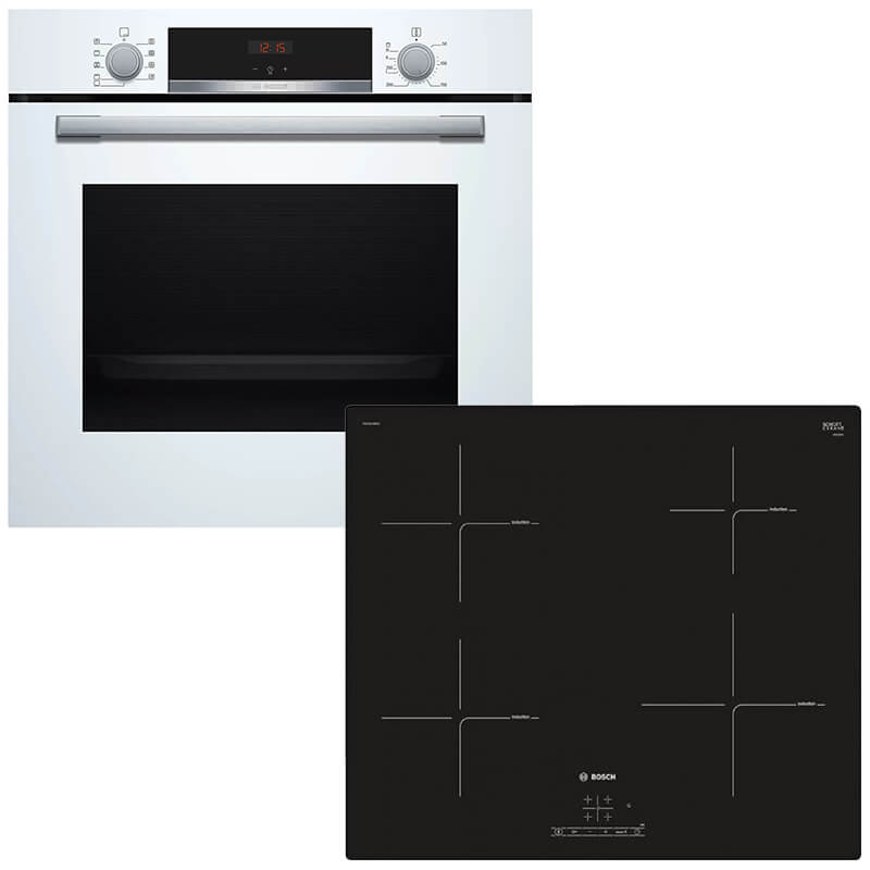 Bosch HBA534BW0 Φούρνος + PUE611BB1E Εστία HBA534BW0