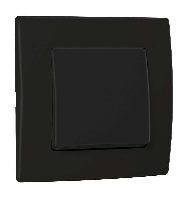 Διακόπτης Αλέ Ρετούρ Μεσαίος Μαύρος [32054020] 32054020