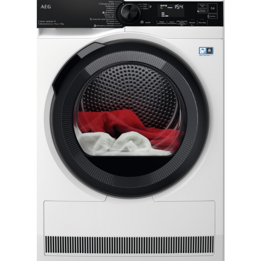 AEG TR939M6CG Στεγνωτήριο 9kg A+++ Με Αντλία Θερμότητας